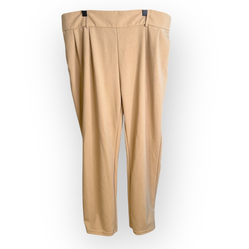 SHEIN Curve‎ Beige Ankle Dress Pant 1XL